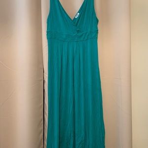 Green/teal maxi dress